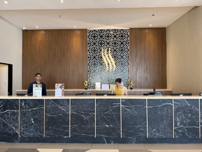 Sotogrande Hotel Batangas Lobby 700x525 1 — Out of Town Travel Blog Reviews Sotogrande Hotel Batangas — A Rising Boutique Destination in Bauan